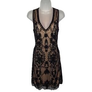 Gatsbylady London Beaded Flapper Shift Dress 14 Sequin Cocktail 20s Evening